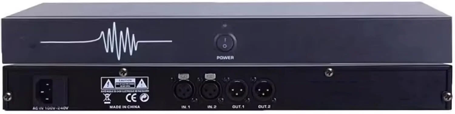 حذف کننده فیدبک، پردازنده صوتی 2 ورودی 2 خروجی، سرکوب کننده ضد زوزه میکروفون، برای کنفرانس استیج اجرا