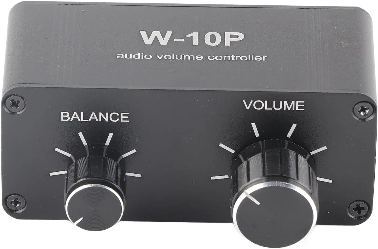 کنترل کننده ولوم صدای استریو مینی با خروجی جک 3.5 میلی متری، طراحی جمع و جور برای استفاده در خانه، دفتر و مسافرت