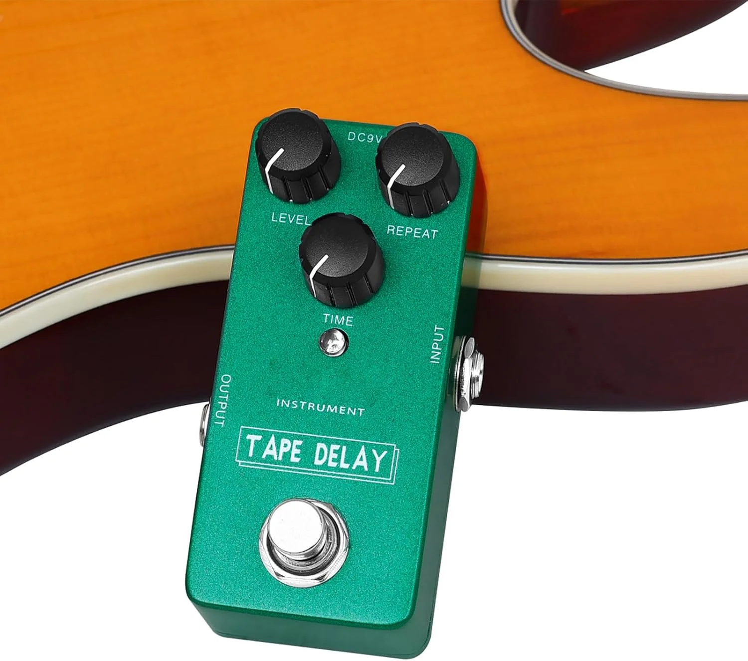 پدال افکت گیتار الکتریک Sorandy، دیلی دیستورشن نوار با سیگنال خشک آنالوگ، دیلی دیجیتال، بدنه تمام فلزی، رابط ورودی خروجی 6.35 میلی‌متری، بای‌پس واقعی، برای سیگنال‌های تمیز و دیستورت شده