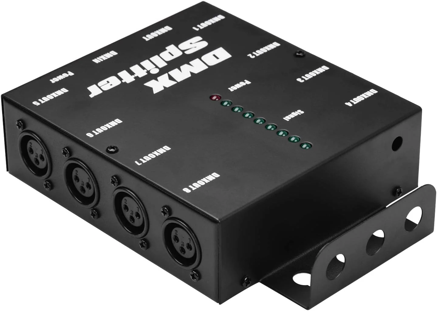 تقسیم کننده تقویت کننده سیگنال نوری DMX512، 1 ورودی مستقیم و 8 خروجی مستقل برای کنترلر نور، استیج، کنسول، مهمانی، دی جی، کلاب، دیسکو، نورپردازی