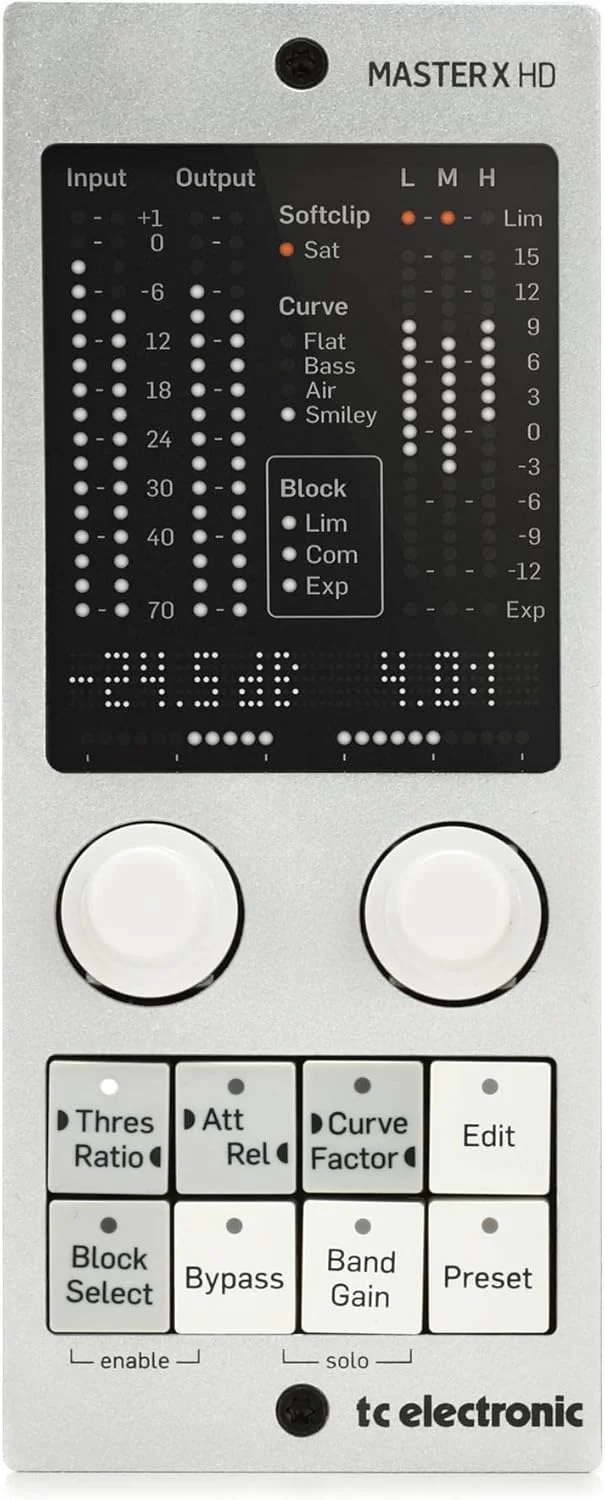 پلاگین پردازشگر دینامیک چند بانده TC Electronic MASTER X HD-DT به همراه کنترلر سخت افزاری اختصاصی