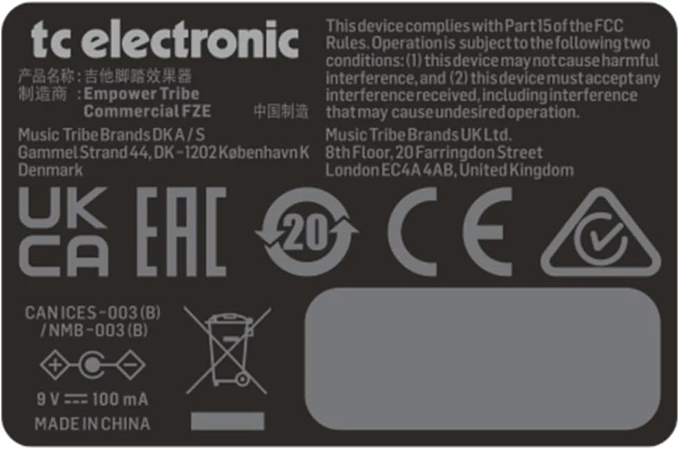 پدال گیتار TC Electronic Mimiq Doubler - شبیه ساز صدای دابل ترک