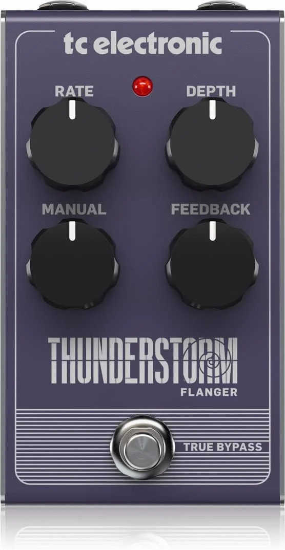 پدال فلانجر TC Electronic THUNDERSTORM FLANGER با مدار آنالوگ Bucket-Brigade