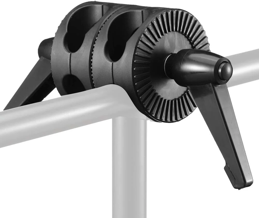 نگهدارنده دو سر گیره گردان برای استودیوی عکاسی، فلاش، رفلکتور و بوم