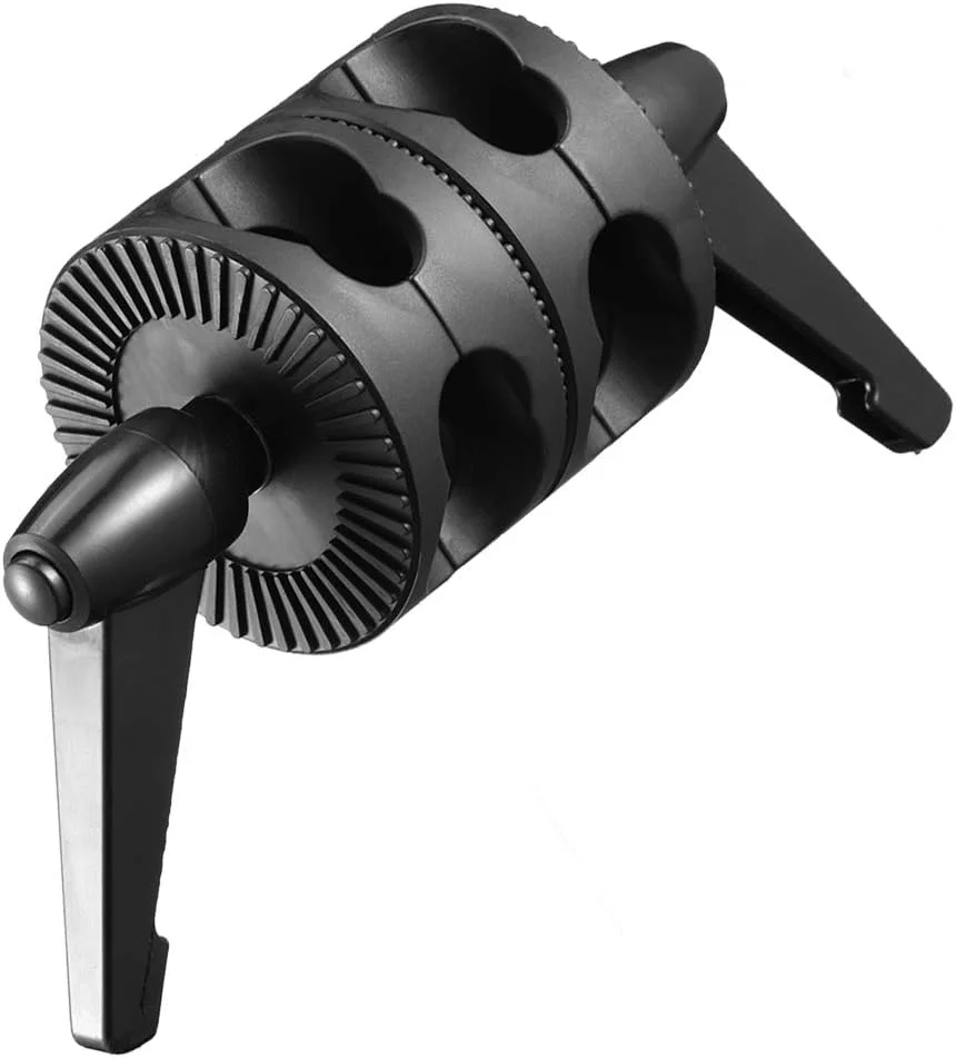 نگهدارنده دو سر گیره گردان برای استودیوی عکاسی، فلاش، رفلکتور و بوم