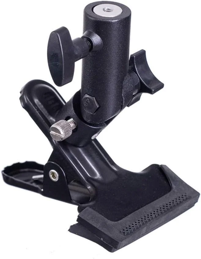 گیره نگهدارنده نور SOLUSTRE، گیره فلزی استودیویی، اتصال پایه نور، آداپتور کفشک سرد پایه فلاش، گیره نگهدارنده بازتابنده