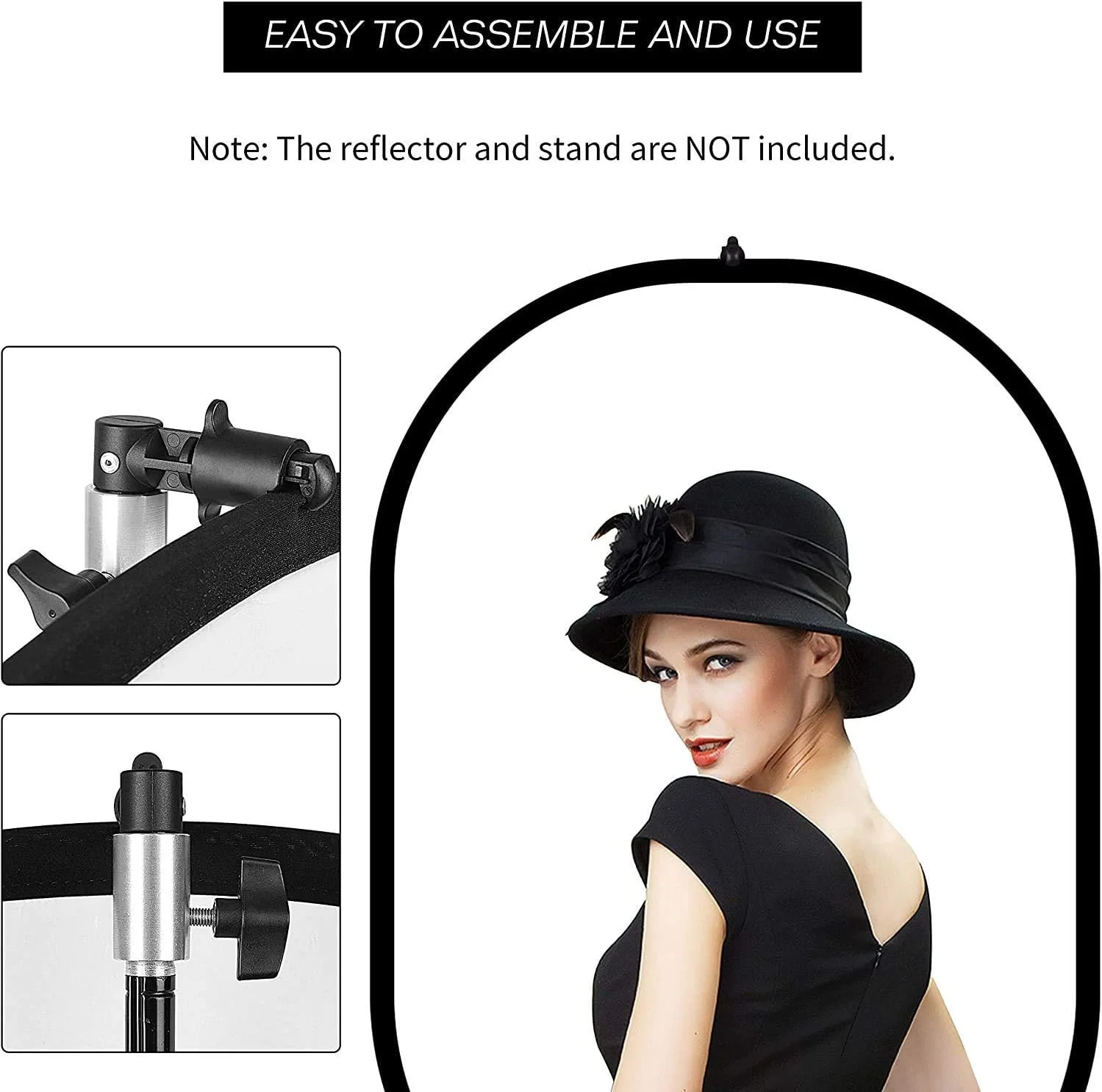 گیره نگهدارنده دیسک رفلکتور استودیویی VTS برای پایه نور (بسته 2 عددی)