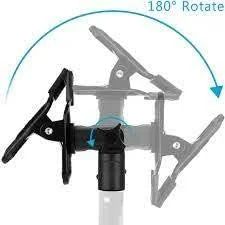 نگهدارنده رفلکتور SHOPEE، پایه نگهدارنده نور، براکت نصب، براکت چتر، استودیو عکاسی، گیره فلزی سنگین برای رفلکتور