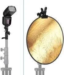 نگهدارنده رفلکتور SHOPEE، پایه نگهدارنده نور، براکت نصب، براکت چتر، استودیو عکاسی، گیره فلزی سنگین برای رفلکتور