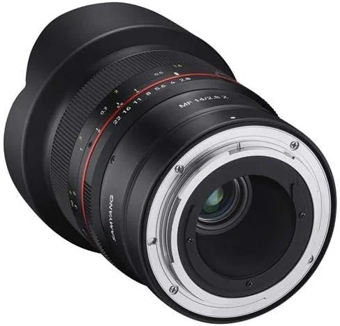 لنز زاویه باز فوق عریض 14 میلی‌متری Samyang F2.8 ضد آب و هوا برای دوربین‌های بدون آینه Nikon Z، سایز واحد