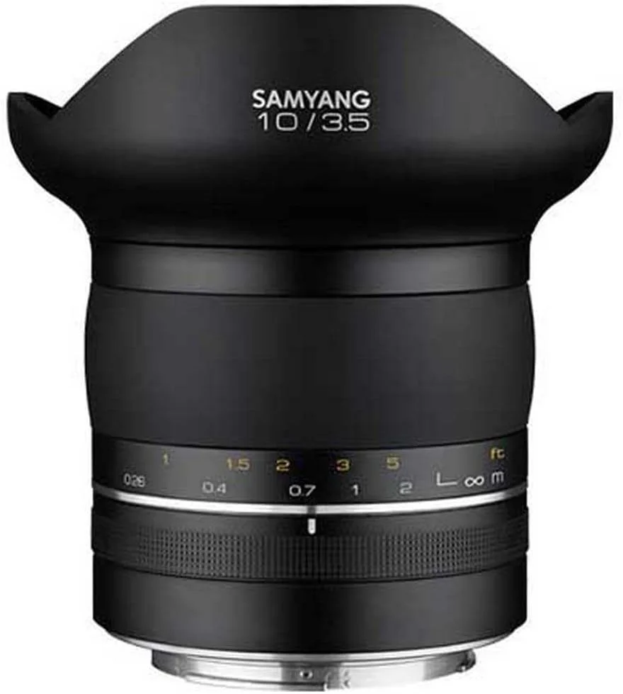 لنز فوق عریض دستی Samyang XP 10mm F3.5 Nikon F - لنز با فاصله کانونی ثابت 10 میلی متر برای دوربین های فول فریم و APS-C نیکون با اتصال F، ایده آل برای عکاسی از طبیعت و معماری