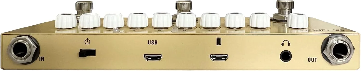 پدال گیتار آکوستیک چند افکتی SharkChili، پدال چند افکتی گیتار AC کیوب بیبی با افکت های دیلی، کروس، ترمولو و ریورب