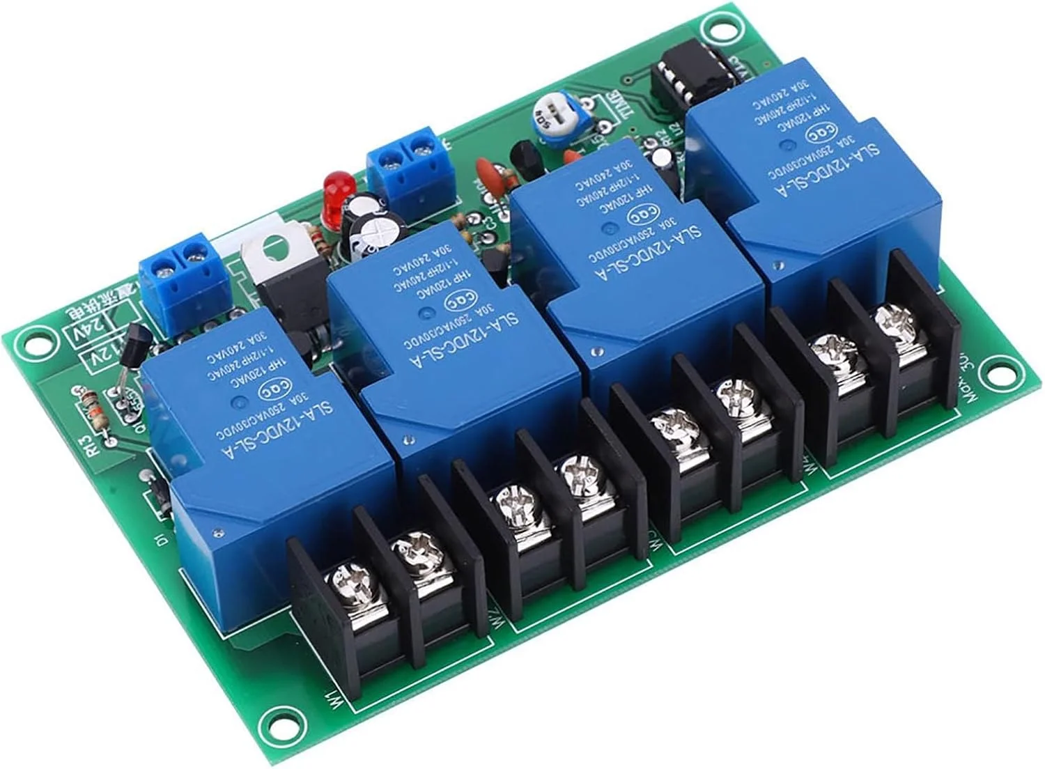 ماژول کنترلر ترتیبی 4 کاناله قابل تنظیم با برد توالی زمانی، 30 آمپر 0.5-4 ثانیه برای مصارف صنعتی ماژول کنترلر ترتیبی 4 کاناله قابل تنظیم با برد توالی زمانی، 30 آمپر 0.5-4 ثانیه برای مصارف صنعتی