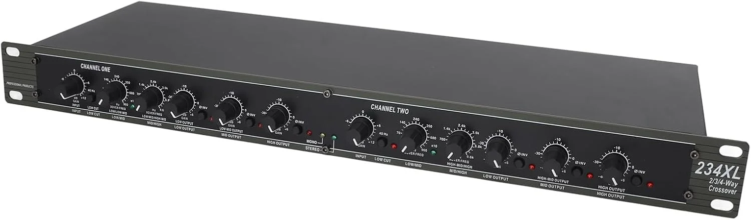 کراس اوور صوتی 4-طرفه مونو Sanpyl 234XL 50 60HZ اکولایزر کراس اوور صدا برای اجراهای صحنه ای فضای باز