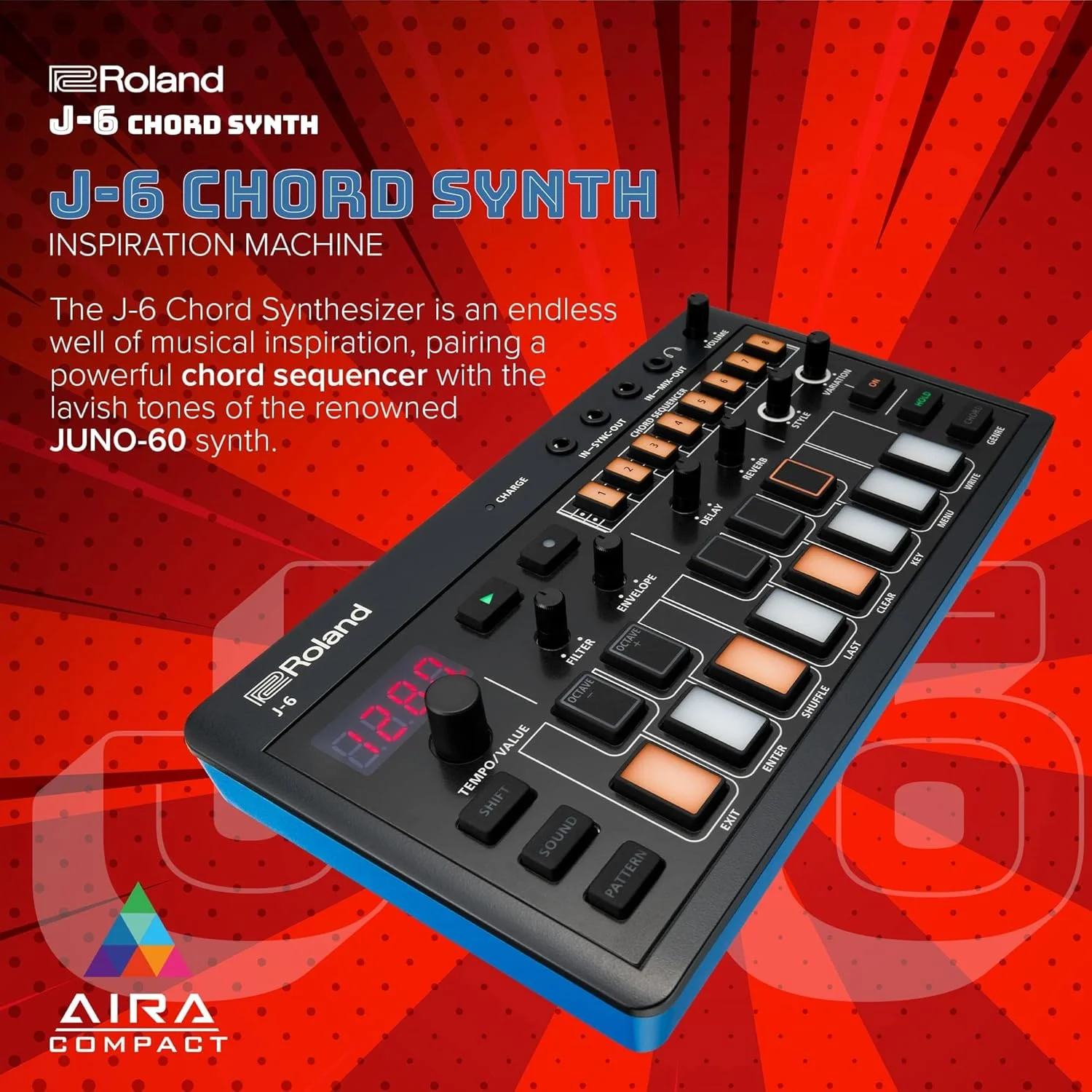 سینتی سایزر آکورد Roland AIRA Compact J-6