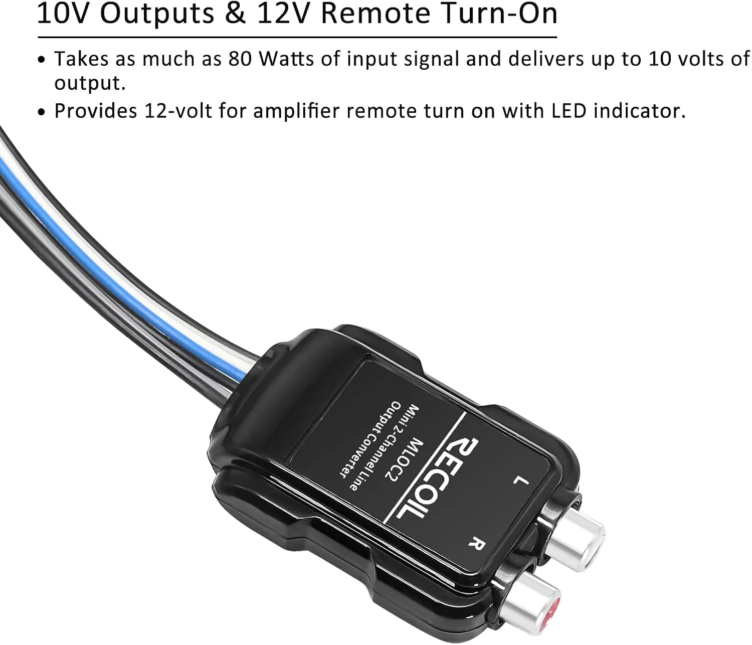 مبدل خروجی خطی 2 کاناله RECOIL MLOC2 با فعال‌سازی از راه دور