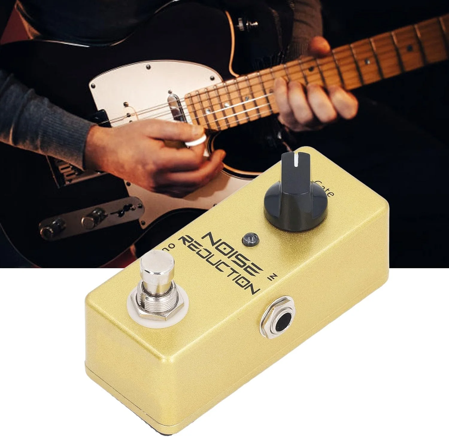 پدال گیتار RiToEasysports، پدال افکت کاهش نویز True Bypass بدنه فلزی کامل لوازم جانبی قطعات گیتار الکتریک