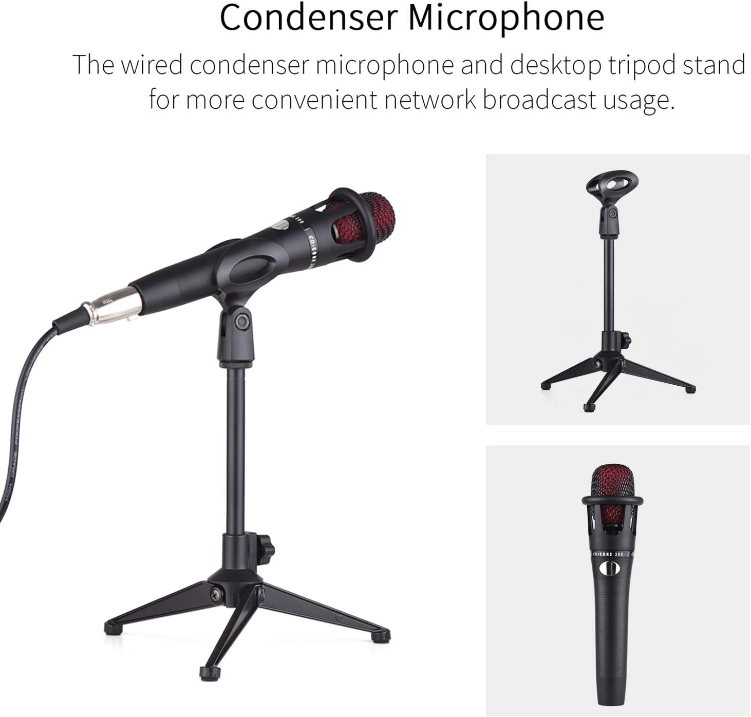 کارت صدای زنده SK300، کیت میکسر صوتی تغییر صدا خارجی، باتری قابل شارژ داخلی، جلوه های صوتی متعدد با میکروفون، پایه میکروفون، هدفون برای پخش زنده، ضبط موسیقی، تلفن هوشمند