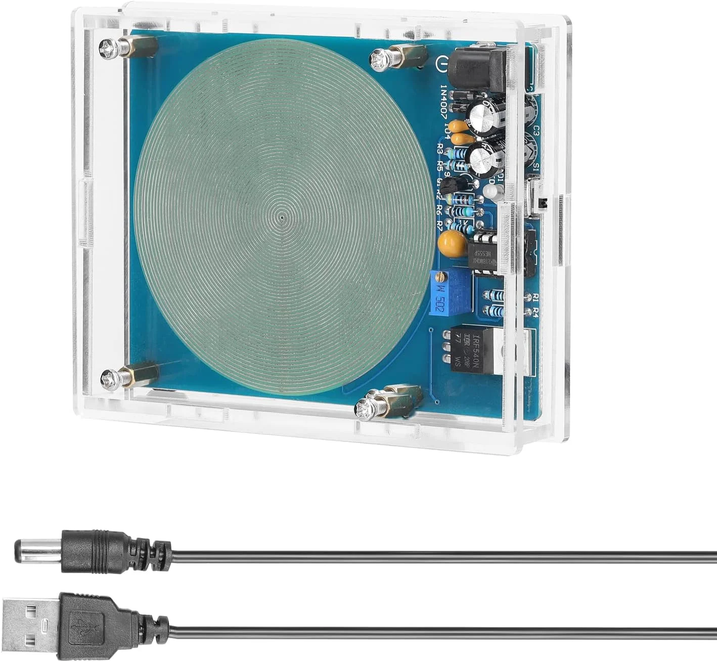 ژنراتور رزونانس امواج شومان 7.83 هرتز، پالس فرکانس فوق العاده پایین، رزوناتور صوتی با رابط USB و چراغ نشانگر روشن/خاموش