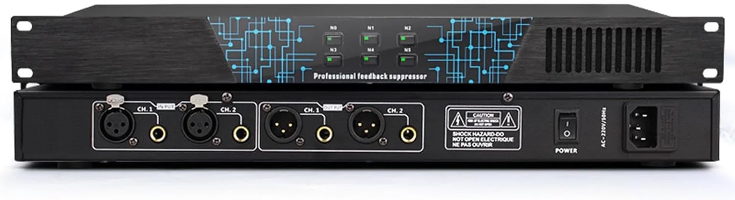 حذف کننده حرفه ای فیدبک، شیفتر فرکانس فیدبک 4 ورودی 4 خروجی، اکولایزر پارامتریک 5 سطحی، افکتور میکروفون Ktv، فناوری کنفرانس اتوماتیک ممیز شناور، برای کنفرانس