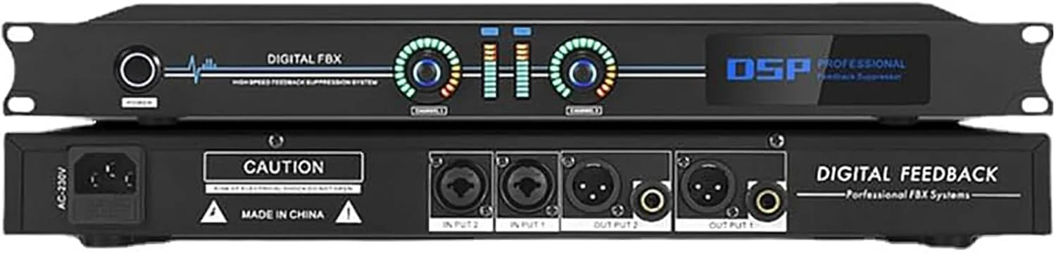 حذف کننده حرفه ای فیدبک، تغییر دهنده فرکانس ضد زوزه، پردازنده صوتی دیجیتال، ضد زوزه خودکار، برای کنفرانس استیج اجرا