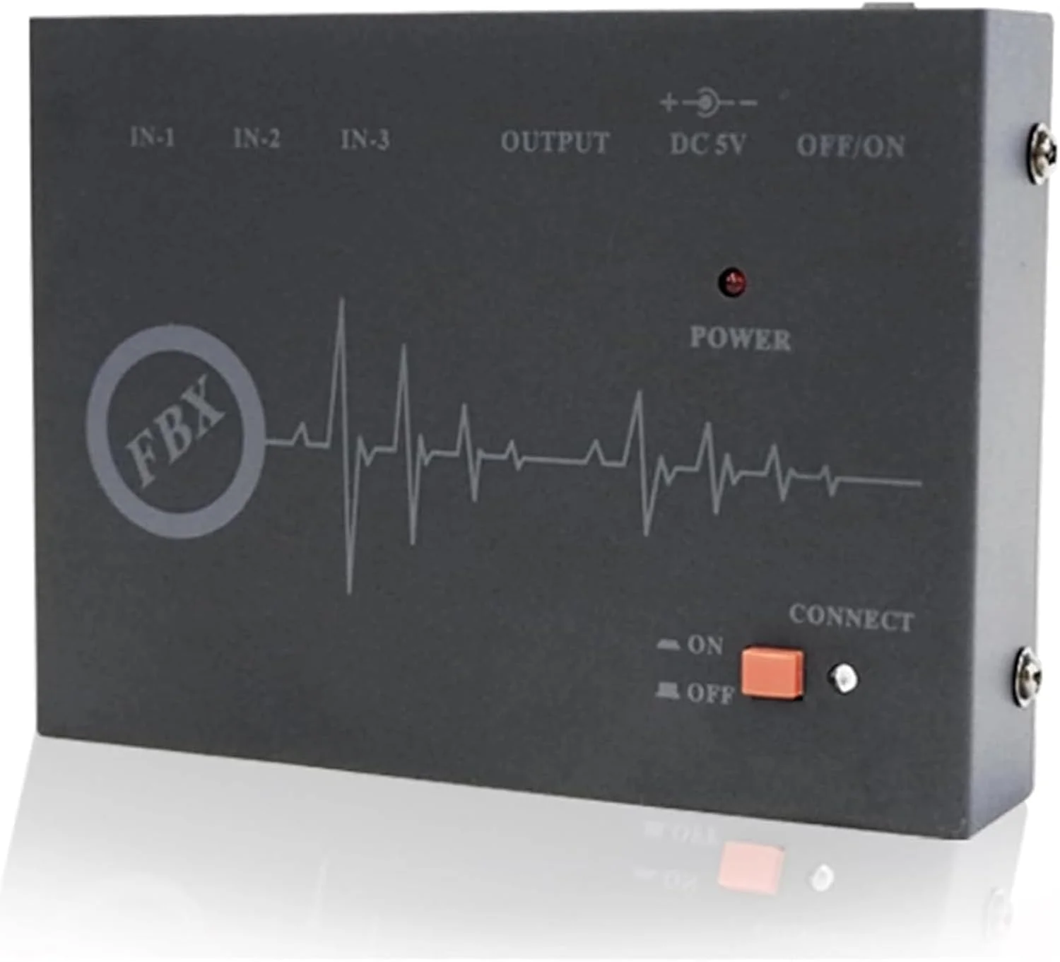 پردازشگر صوتی ضد فیدبک حرفه ای، 3 ورودی 1 خروجی، دارای پنل کنترل، تراشه پردازشگر DSP قدرتمند داخلی، ضد فیدبک اتوماتیک با یک دکمه، مناسب برای اتاق موسیقی