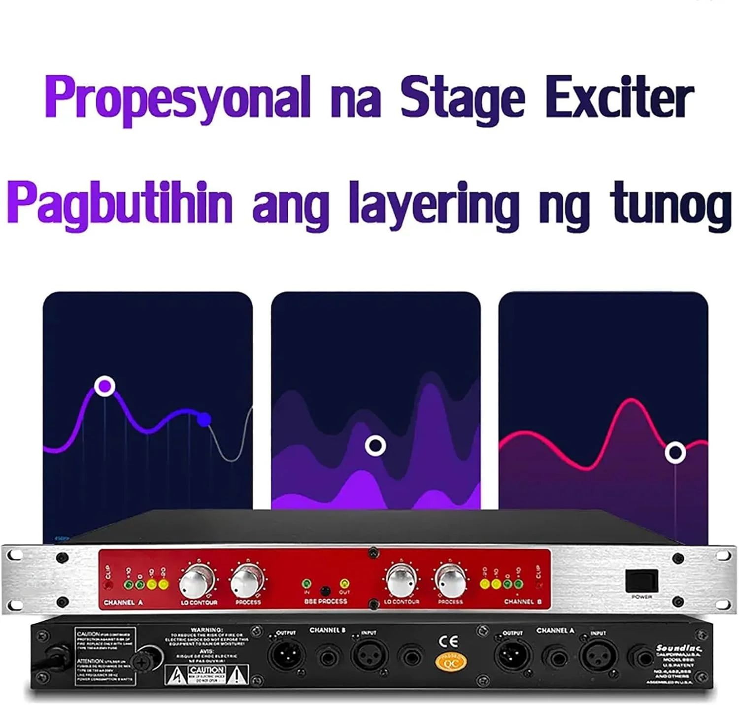 پردازشگر صوتی حرفه ای، تقویت کننده صدا، با تنظیم فرکانس زیر و بم، پردازشگر صدا، برای کارائوکه خانگی، استیج، اجرا