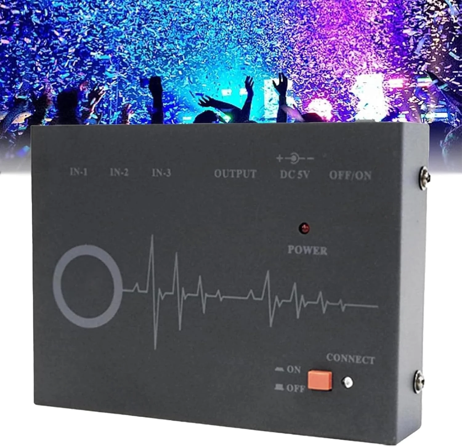 پردازشگر صوتی حرفه ای حذف فیدبک، شیفتر فرکانس فیدبک میکروفون 3 ورودی 1 خروجی، ضد هولینگ اتوماتیک، برای استودیو ضبط اتاق کنفرانس