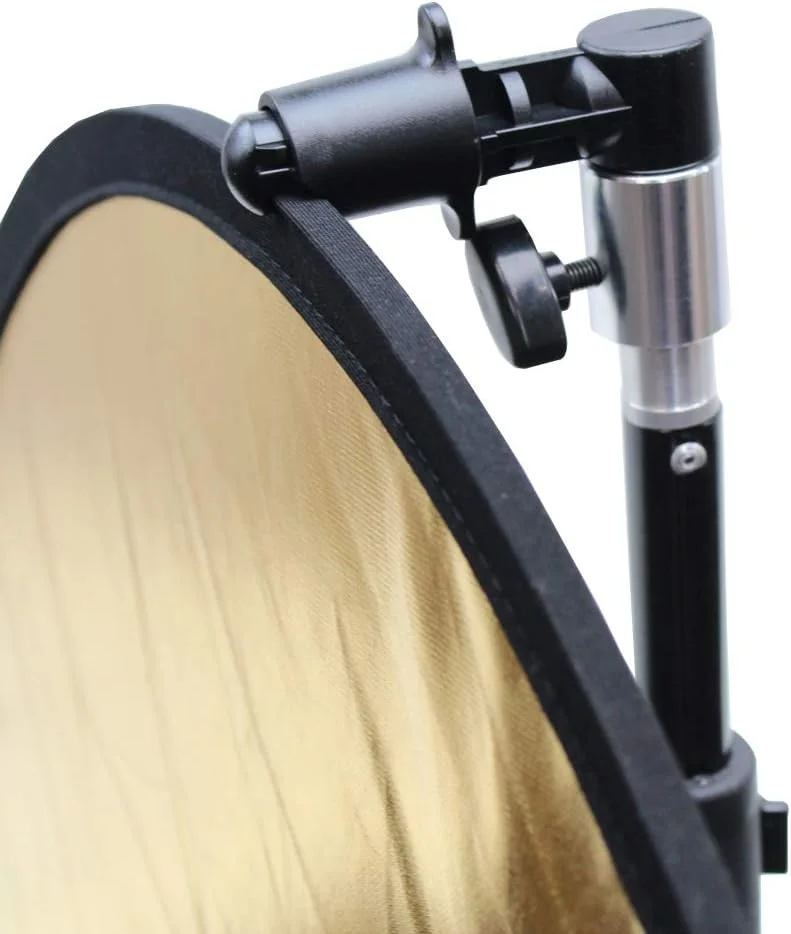 گیره نگهدارنده پس زمینه و رفلکتور Foto&Tech (دو عدد) با گیره فنری و گیرنده استاندارد 5/8 اینچ برای پایه نور