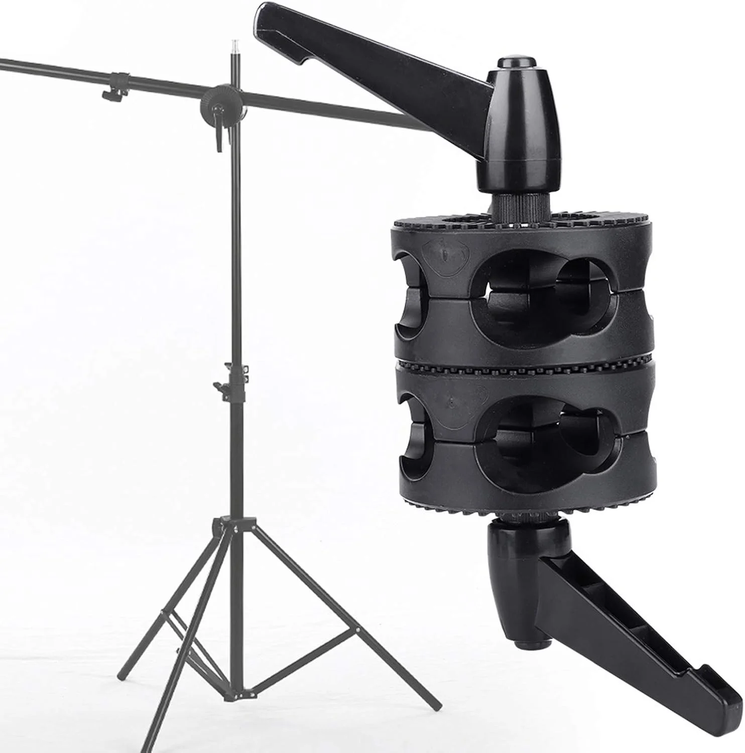 نگهدارنده بازتابنده دو چرخ GOWENIC، آداپتور پایه نور گردان دو چرخ، لوازم جانبی عکاسی سافت باکس