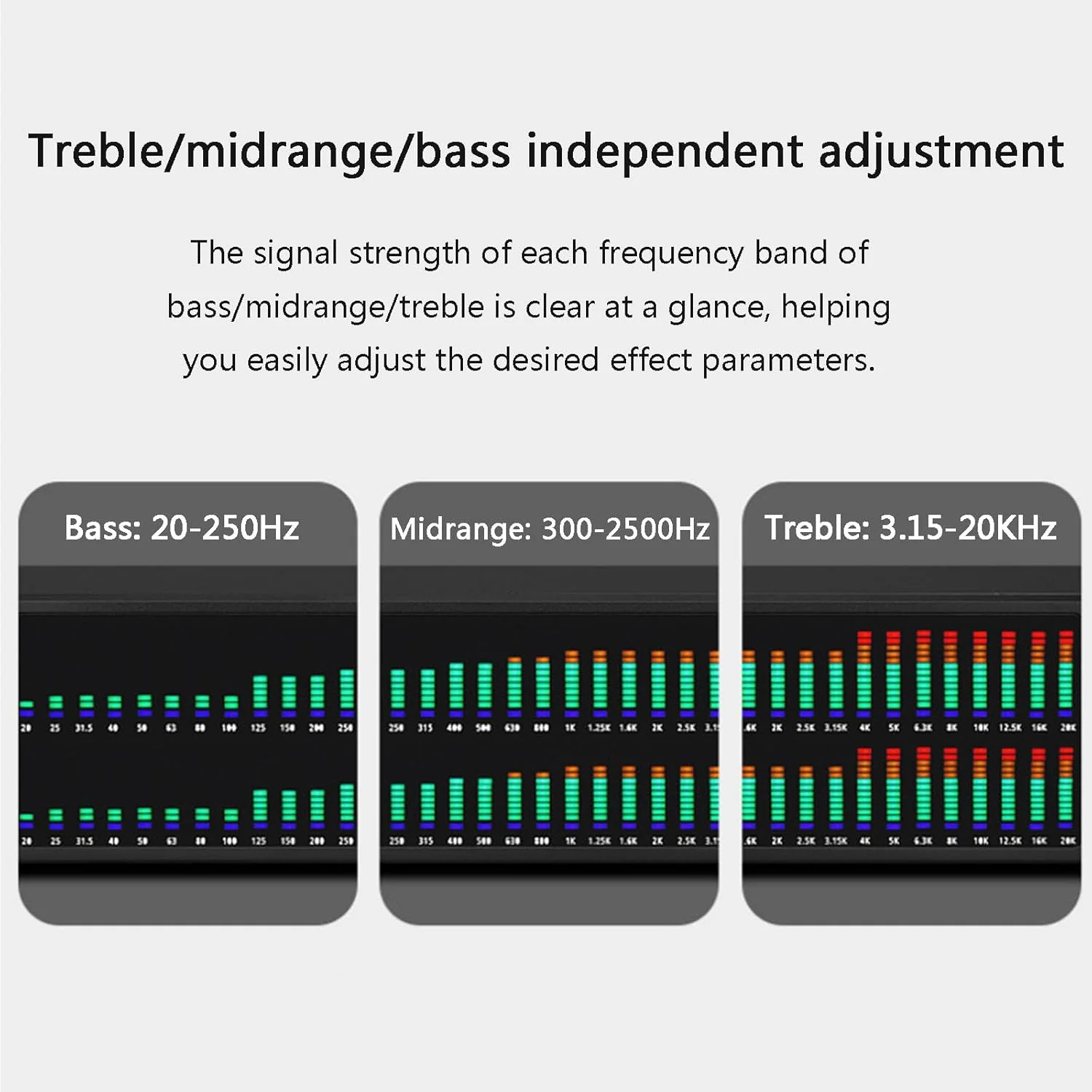 اکولایزر گرافیکی حرفه ای، اکولایزر دیجیتال صوتی با قابلیت کاهش نویز، نمایشگر طیف دوگانه 31 باندی، با قابلیت تنظیم 10 نتیجه از پیش تعیین شده، برای اجرای صحنه KTV