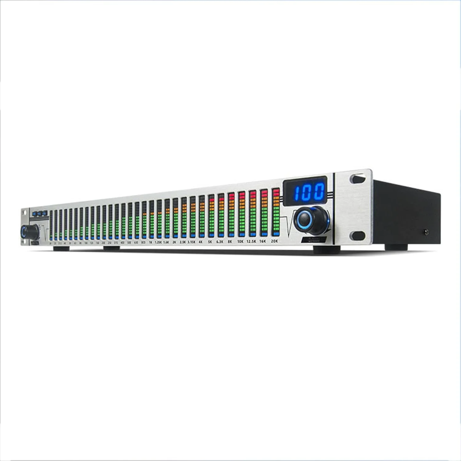 پردازشگر صوتی کارائوکه، اکولایزر سیگنال، کنترل همزمان اکولایزر دوگانه 31 باندی، کاهش نویز، ذخیره 10 حالت و EQ BYPASS، برای کنسرت ها، سرگرمی خانوادگی پردازشگر صوتی کارائوکه، اکولایزر سیگنال، کنترل همزمان اکولایزر دوگانه 31 باندی، کاهش نویز، ذخیره 10 حالت و EQ BYPASS، برای کنسرت ها، سرگرمی خانوادگی