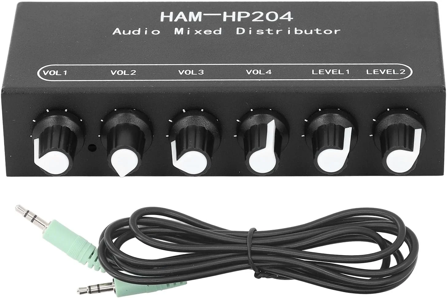 توزیع کننده میکسر استریو حرفه ای 2 ورودی 4 خروجی کنترل حجم صدای مستقل تقویت کننده پرقدرت 5X نویز فوق العاده کم برای ضبط استودیو سینمای خانگی آلومینیوم مشکی توزیع کننده میکسر استریو حرفه ای 2 ورودی 4 خروجی کنترل حجم صدای مستقل تقویت کننده پرقدرت 5X نویز فوق العاده کم برای ضبط استودیو سینمای خانگی آلومینیوم مشکی