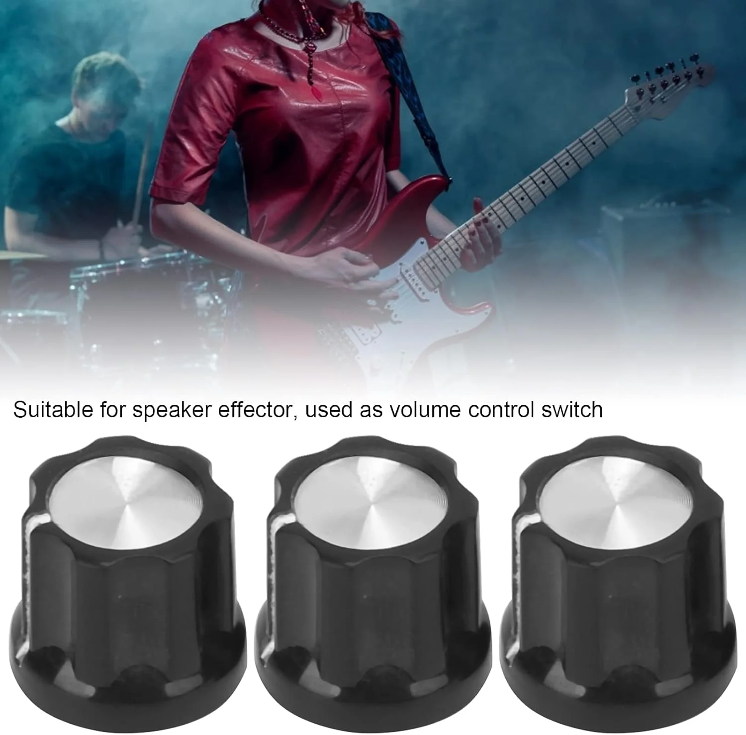 3 عدد دکمه افکت، دکمه کنترل صدا، دکمه تنظیم چرخشی لوازم جانبی تجهیزات