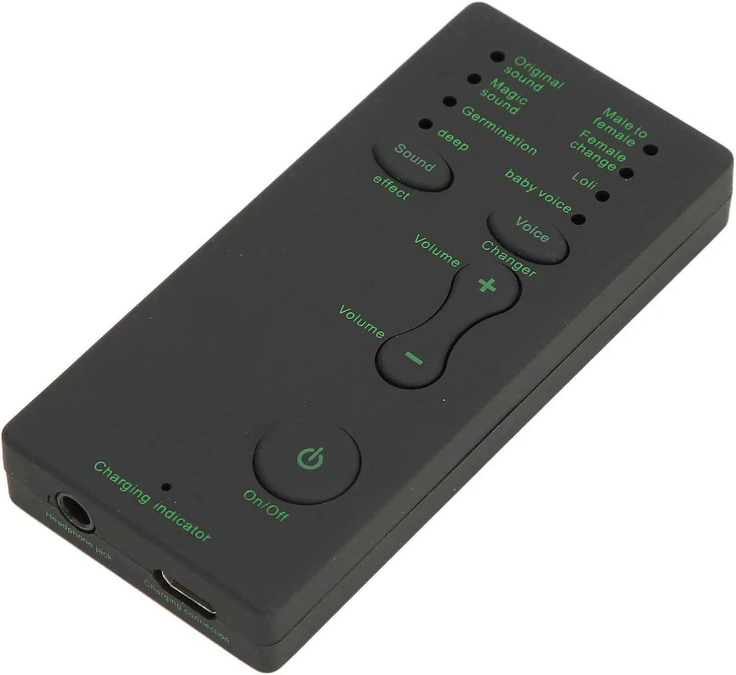 تغییر دهنده صدای کوچک قابل حمل، تغییر دهنده صدای تلفن، مینی تغییر دهنده صدای دستی با 7 افکت صوتی برای تلفن/کامپیوتر/لپ تاپ/مجری/کودکان تغییر دهنده صدای کوچک قابل حمل، تغییر دهنده صدای تلفن، مینی تغییر دهنده صدای دستی با 7 افکت صوتی برای تلفن/کامپیوتر/لپ تاپ/مجری/کودکان