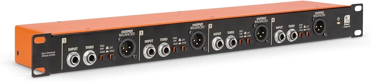 پالمر BRIDGE 4A دایرکت باکس اکتیو 4 کاناله، قابل نصب در رک 19 اینچی پالمر BRIDGE 4A دایرکت باکس اکتیو 4 کاناله، قابل نصب در رک 19 اینچی