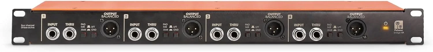 پالمر BRIDGE 4A دایرکت باکس اکتیو 4 کاناله، قابل نصب در رک 19 اینچی