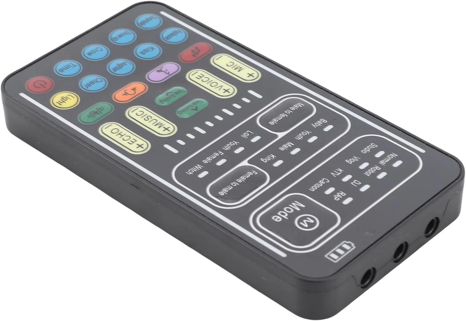 ست تغییر صدا، میکروفون دستی تغییر صدا کارت صدای زنده با 8 جلوه صوتی مینی مدولاتور I9 دستگاه جلوه های چند منظوره، هدفون مانیتور، USB (نسخه انگلیسی)