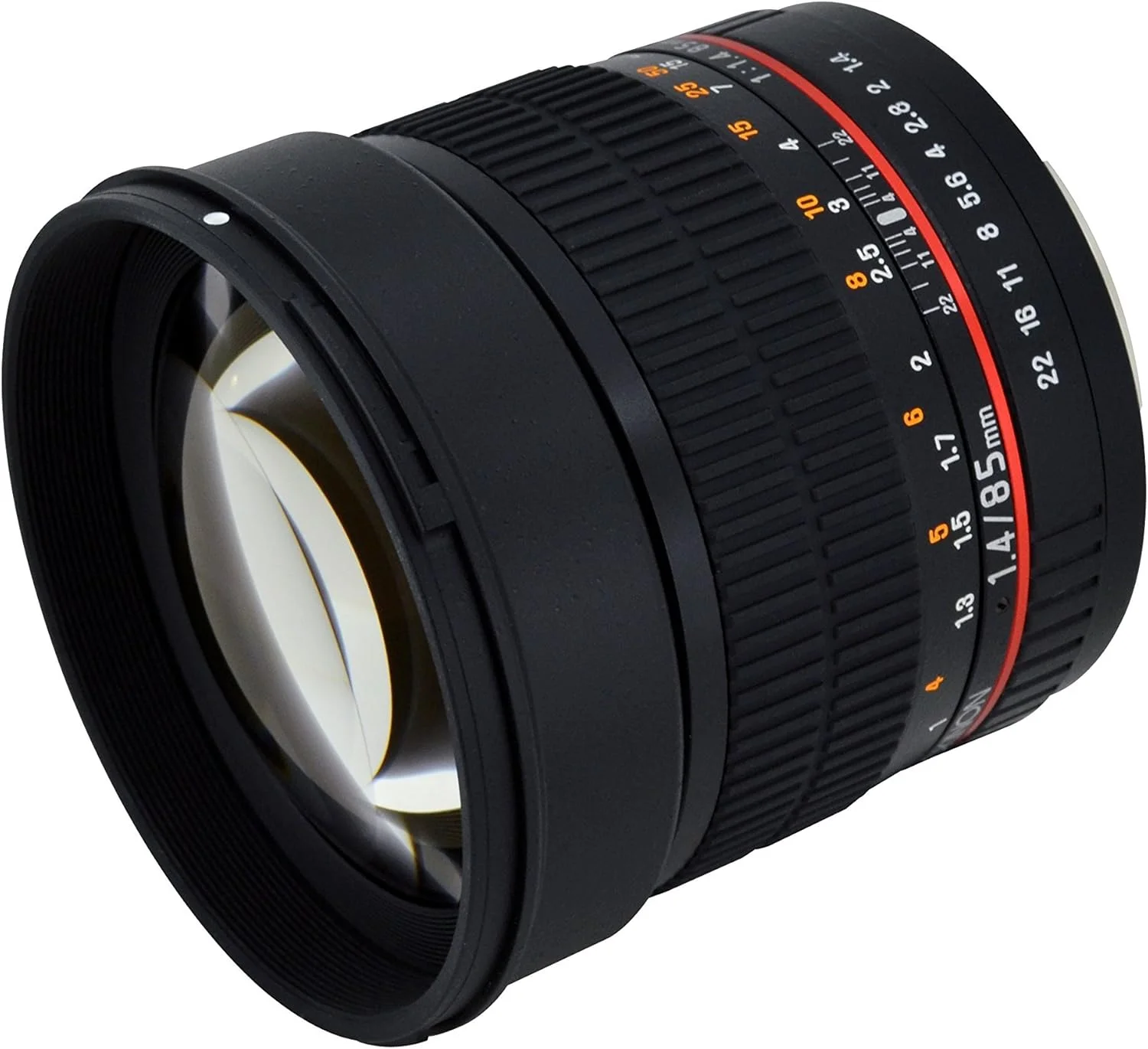 لنز آسفریکال 85 میلی‌متری Rokinon با دیافراگم F1.4 مدل 85Maf-N برای نیکون با تراشه اتوماتیک (مشکی)
