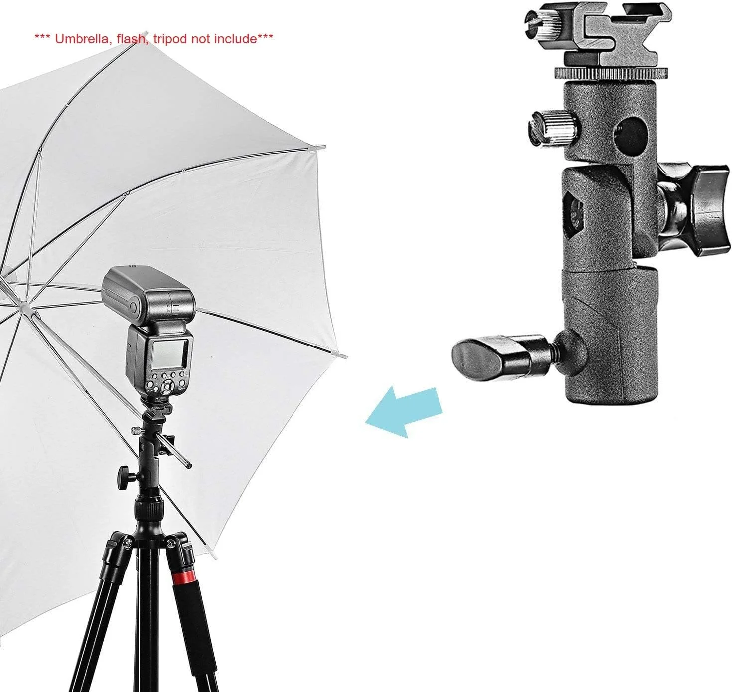 نگهدارنده فلاش فلزی یونیورسال نوع E مدل eWINNER، آداپتور کفشک فلاش اسپیدلایت برای نگهدارنده چتر و پایه نور چرخشی (نوع E) نگهدارنده فلاش فلزی یونیورسال نوع E مدل eWINNER، آداپتور کفشک فلاش اسپیدلایت برای نگهدارنده چتر و پایه نور چرخشی (نوع E)