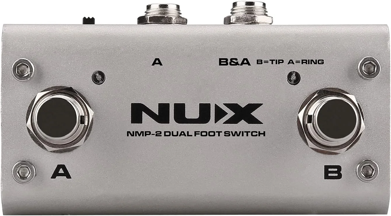 کنترلر پدالی دوتایی NUX NMP-2 برای افکت های گیتار و آمپلی فایر، 9 ولت DC، 200 گرم