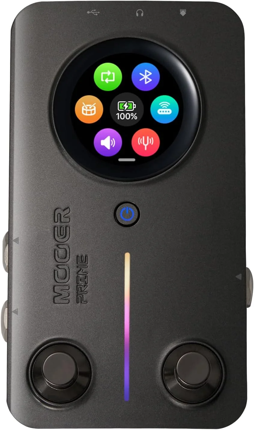 پردازشگر افکت چندگانه MOOER M2 Prime، پدال‌های استریو بیس با 194 مدل افکت، فایل‌های نمونه و Mnrs شارژ برای اشخاص ثالث، صفحه لمسی برای تمرین و اجرا، Cin