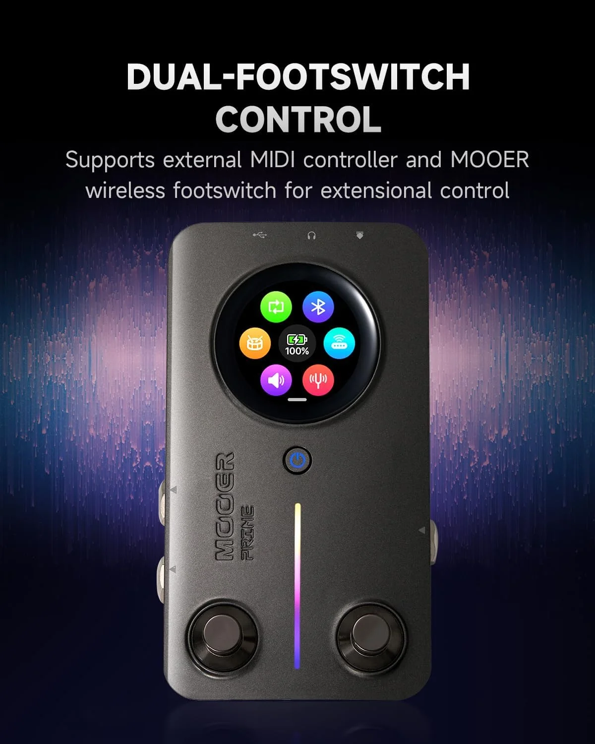 پردازشگر افکت چندگانه MOOER M2 Prime، پدالهای استریو بیس با 194 مدل افکت، فایلهای نمونه و Mnrs شارژ برای اشخاص ثالث، صفحه لمسی برای تمرین و اجرا، Cin پردازشگر افکت چندگانه MOOER M2 Prime، پدالهای استریو بیس با 194 مدل افکت، فایلهای نمونه و Mnrs شارژ برای اشخاص ثالث، صفحه لمسی برای تمرین و اجرا، Cin