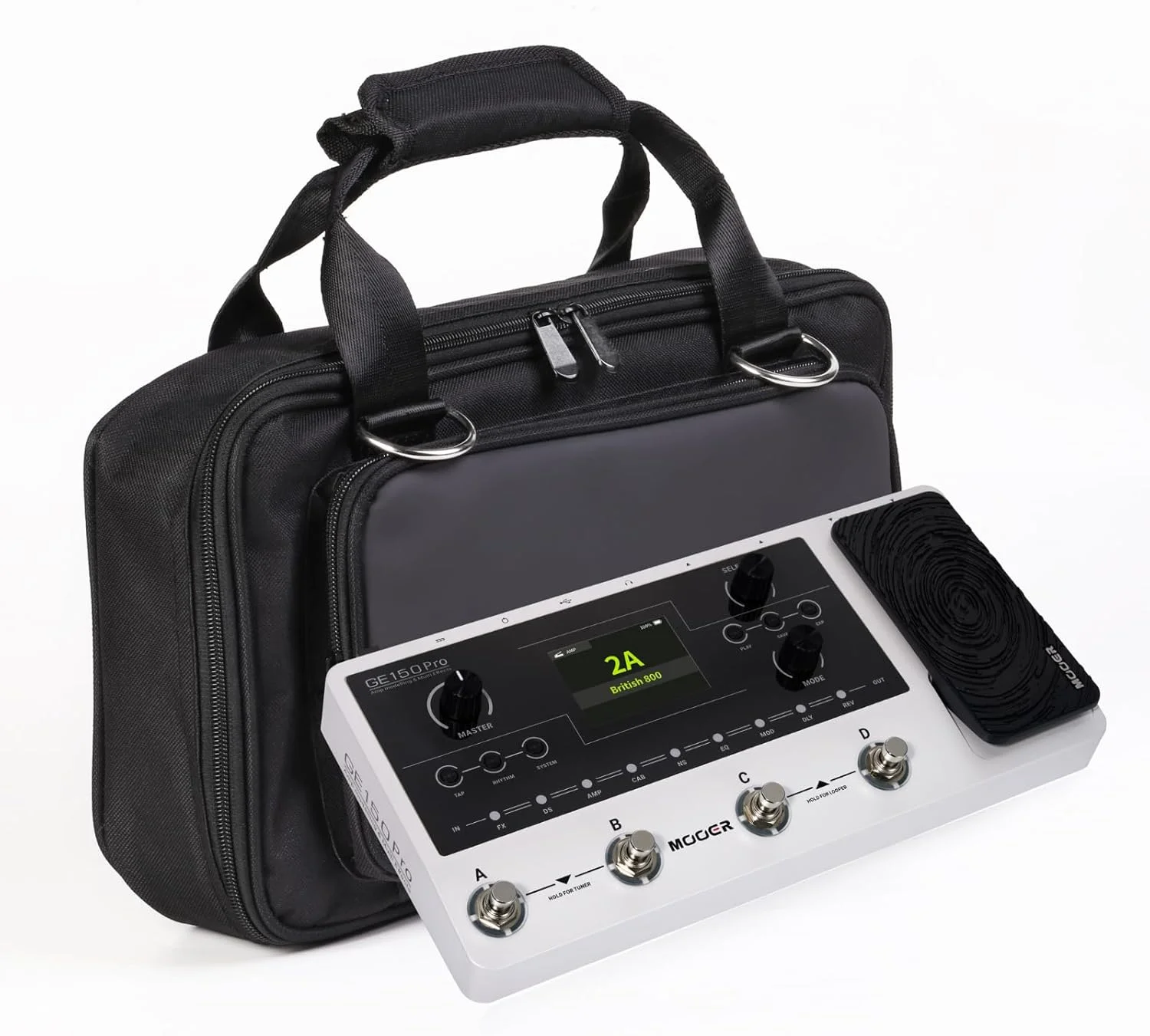 کیف حمل نرم MOOER SC200 برای مولتی افکت GE200 کیف حمل نرم MOOER SC200 برای مولتی افکت GE200