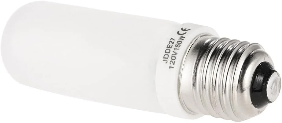 لامپ مدلینگ 150 وات Pepisky JDD E27/E26 2800K برای فلاش استودیویی عکاسی، لامپ تیوب 100V-130V
