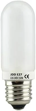 لامپ مدلینگ عکاسی JDD E27 150W، لامپ فلورسنت طیف کامل برای فلاش های عکاسی با سوکت استاندارد E27