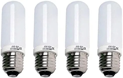 دو عدد لامپ مدلینگ فلاش استودیویی JDD، پایه E27، 240 ولت، 150 وات