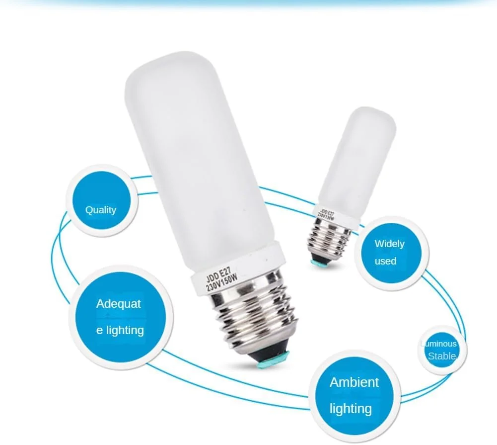لامپ تیوبی نوع E27 با توان 150 وات و 250 وات، 220 ولت - 240 ولت برای نور مدلینگ فلاش عکاسی SK400WII DP600W