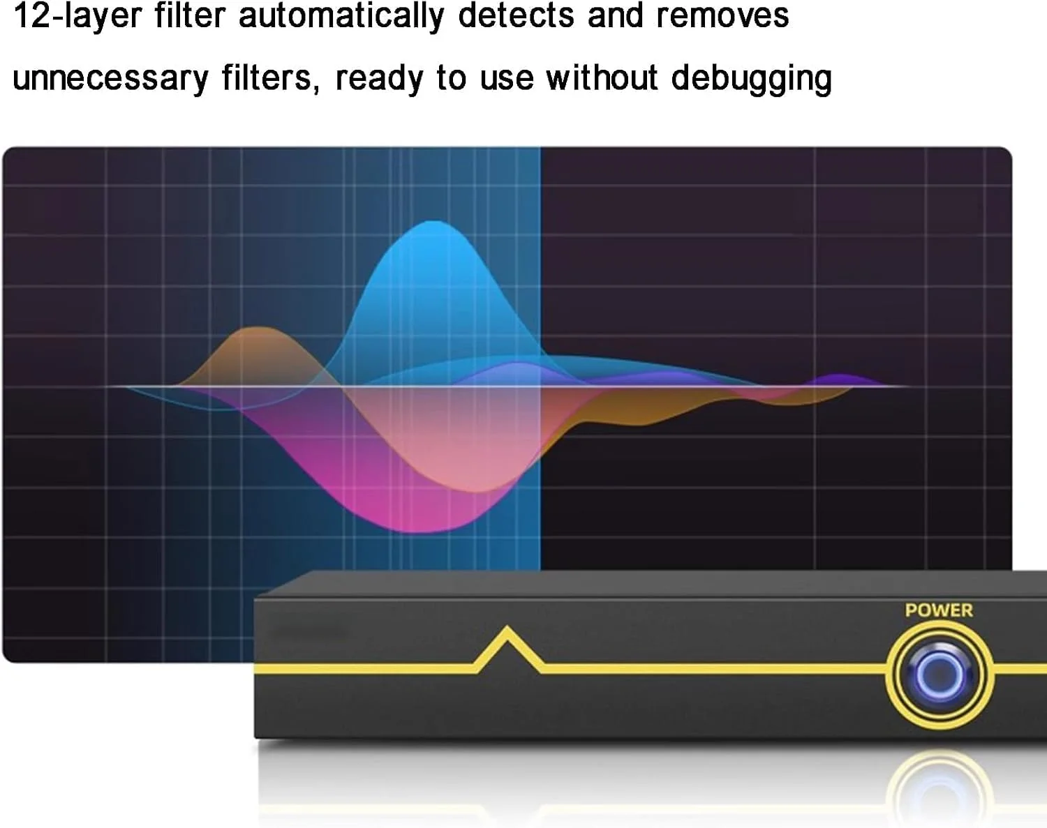 تغییر دهنده فرکانس فیدبک میکروفون، سرکوب کننده فیدبک، تقویت کننده بهره انتقال 5-14dB، ضد زوزه اتوماتیک، برای استیج اجرا، پردازنده صوتی