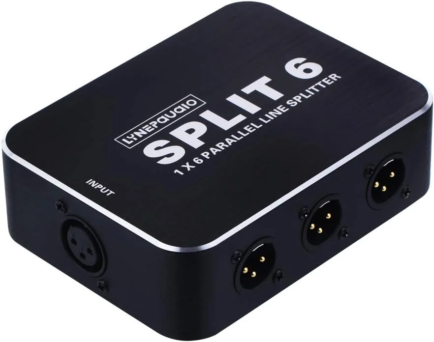 توزیع کننده افقی موازی 1 ورودی XLR به 6 خروجی مدل HJZ ATCB-B866 (مشکی) توزیع کننده افقی موازی 1 ورودی XLR به 6 خروجی مدل HJZ ATCB-B866 (مشکی)